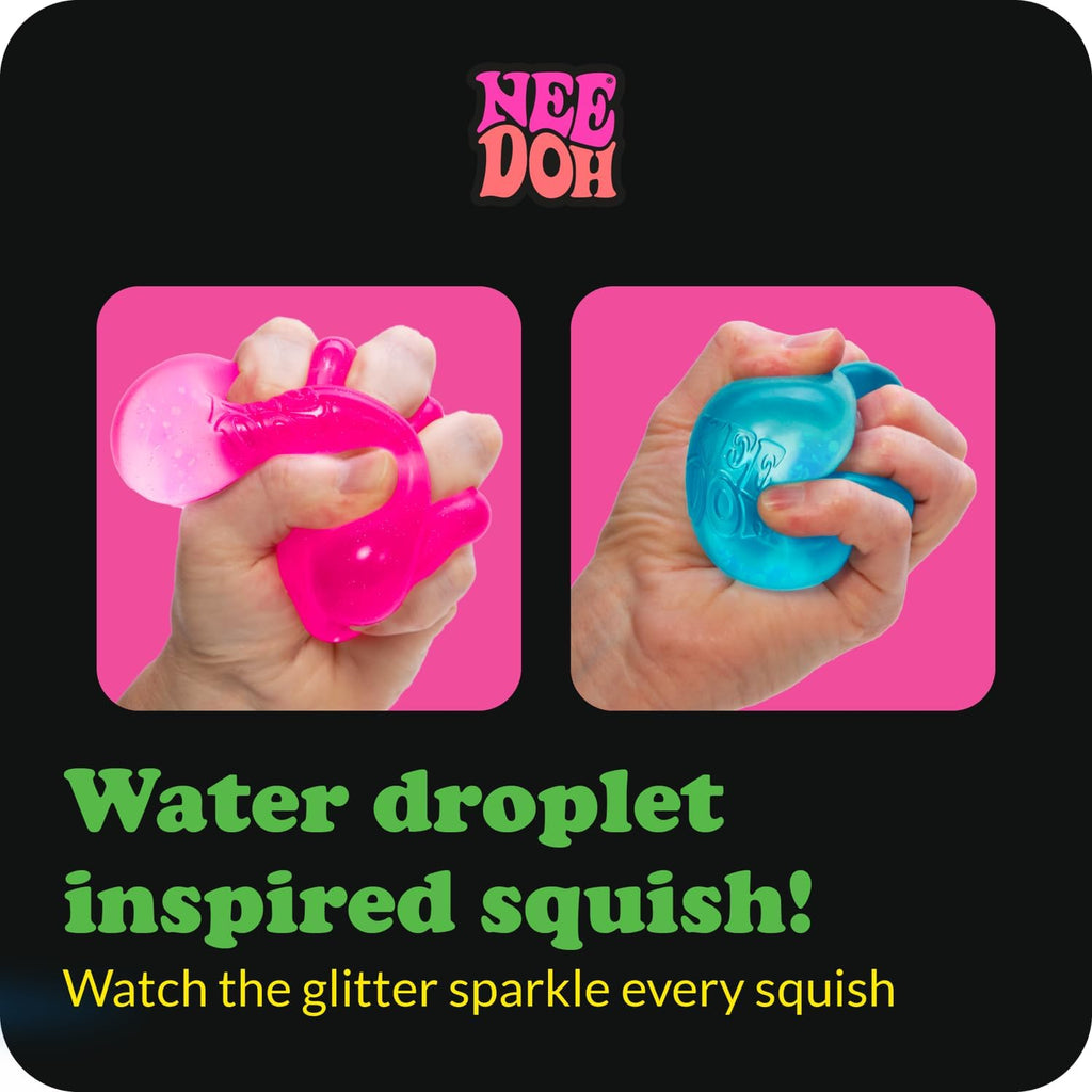 Schylling NeeDoh Dream Drop - Sensory Squeeze Toy with Dreamy Smooth Squeeze - 3" Tall - Color May Vary (Pack of 1)